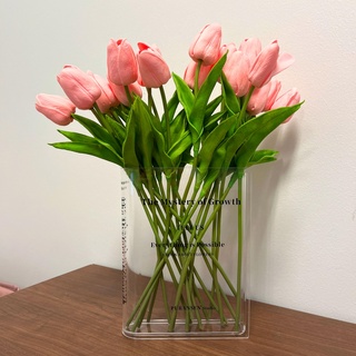 Puransen Buchvase für Blumen, ästhetische Raumdekoration, künstlerischer und kultureller Geschmack, dekorative Acryl-Vase, einzigartiger Akzent für Zuhause/Schlafzimmer/Büro, EIN Buch über Blumen