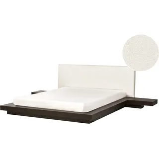 Beliani Zen 160 x 200 cm Dunkle Esche