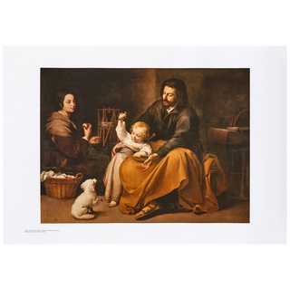 "Heilige Familie der Vogel", offizieller Druck des Museums des Prado