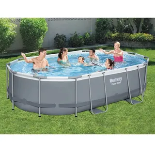 Bestway Power Stahlrahmen-Pool Set 488x305x107 cm