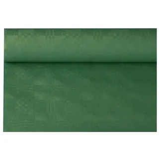 PAPSTAR Tischdecke Papiertischtuch mit Damastprägung 8 m x 1,2 m dunkelgrün
