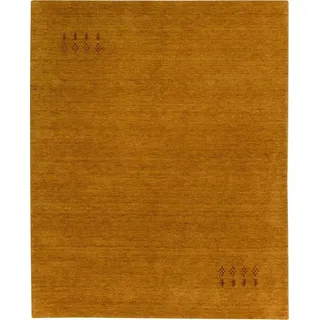 TEPGO Tashi Gabbehteppich 70 x 140 cm Amber/Rot