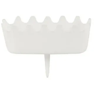 Papstar Halter für Zahlenkerzen 3,8 cm x 4,9 cm Weiß