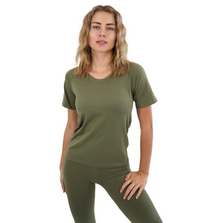 Stark Soul® T-Shirt Damen Sportshirt Kurzarm RACER Sport Shirts Seamless. mit Rundhalsausschnitt grün