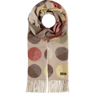 FRAAS Damen Cashmink-Schal mit XXL Punkten - 35 x 200 cm - Made in Germany - Perfekt für Herbst und Winter - Einheitsgröße
