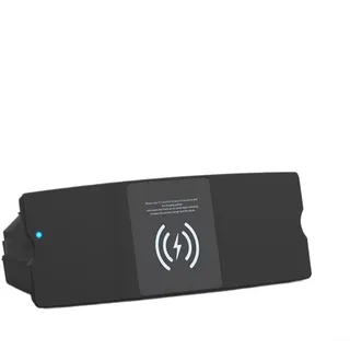 TONIXY 15W Wireless Car Charger for A6 A7 S6 RS7 2012-2018, Fast Charging Slot Board, Black ABS Console Phone Holder for Office Commute