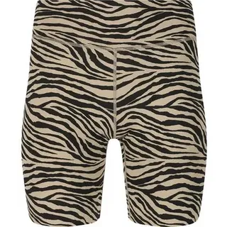 ATHLECIA Damen Tight Larissa W Printed Short Tights, Größe 40 in Schwarz Print 3845