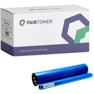 Kompatibel für Brother Fax 1020 P (PC-201) Thermorolle Schwarz