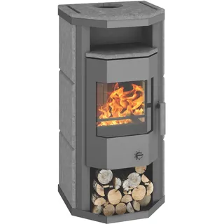 Wamsler "Tyhra" Naturstein Kaminofen mit Dauerbran-/Automatikfunktion