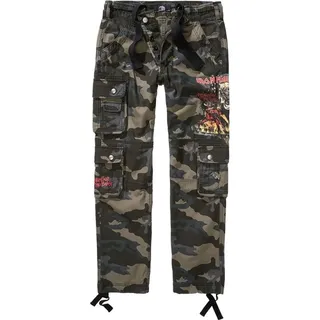Brandit Cargohose "Irm Pure Slim Trouser" in Camouflage | Gr.: M