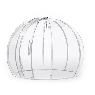 astreea Igloo Plus Gastro Terrassen Pavillon Model M 3,03x3,03x2,30m, wasserdicht, transparent, mit Beleuchtungssystem