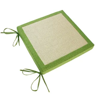 Buhdjfnke Büro-Sitzkissen, Esszimmerstuhl-Sitzkissen, Kinder-Hochlehnerkissen, Studentenhocker, Stuhlkissen, Po-Pad, Gitter, Grün