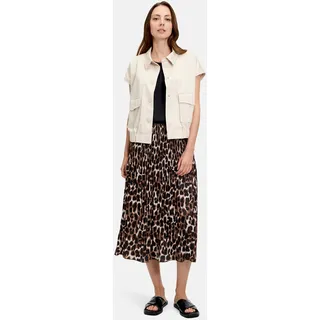 Betty & Co Kurzweste Damen Beige/Grau L