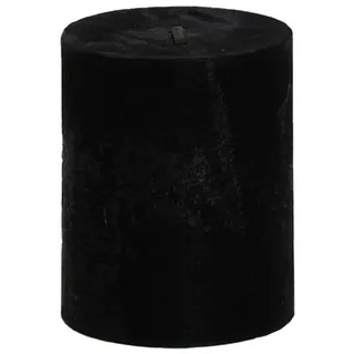 B&S Stumpenkerze Stumpenkerze durchgefärbt black 10 x Ø 8 cm schwarz Ø 8 cm