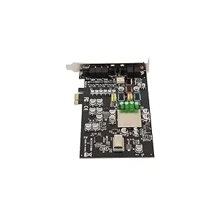 Interne Soundkarte, CM8828 CM9882A 7.1CH TCXO 24Bit 192kHz 100db SNR Soundkarte, PCI Express Adapter, Superior Sound 3D Stereo PCI e Audiokarte, für PC 7 8 10 XP Vista