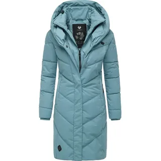 Ragwear Steppmantel Natalka stylischer, gesteppter Winterparka mit gefütterter Kapuze grau XXL (44)