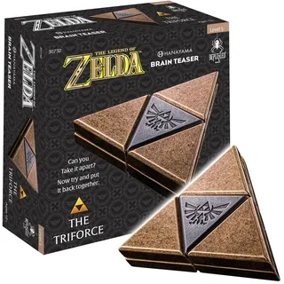 Legend of Zelda Triforce Hanayama Metallpuzzle, Level 5, ab 12 Jahren
