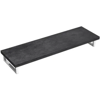 doporro Waschtischplatte für Aufsatzwaschbecken Waschbeckenauflage 50x160cm Waschtischkonsole in Anthrazit für Waschschalen inkl. Konsolenhalterung