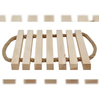 Erst-Holz Topfuntersetzer aus Zirbenholz einzeln oder im Dreierpack V-40.10-038Einzelartikel