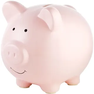Pearhead Sparschwein, Keramik, Rosa, groß