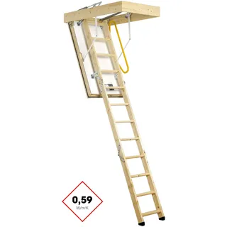Minka Bodentreppe Polar Extrem 130x70 cm Holz/Kunststoff/Stahl