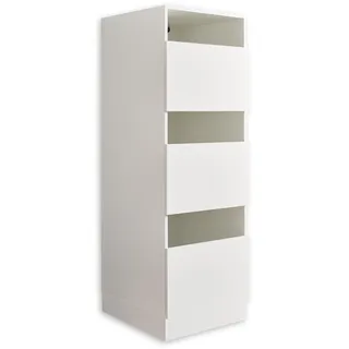 laundreezy Wäscheschrank 50 x 162 x 67,5 cm Weiß Holzwerkstoff