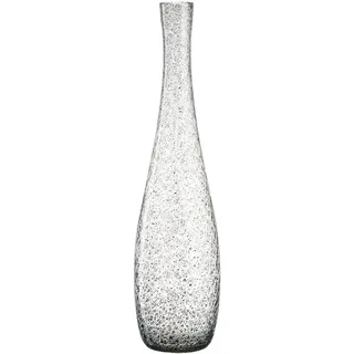 LEONARDO Bodenvase Dekovase GIARDINO (1 St), aus Glas, handgefertigtes Unikat grau Ø 15,5 cm x 60 cm
