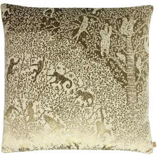 Kai Tilia Feder gefüllt Kissen, Polyester, Gold, 55 x 55cm