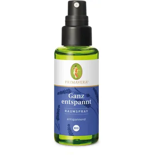 PRIMAVERA Raumspray Ganz entspannt bio 6 x 50 ml - Aromadiffuser, Aromatherapie - entspannend- vegan