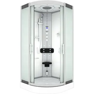 AcquaVapore Dampfdusche Duschtempel Sauna Dusche Duschkabine D46-00M3-EC 80x80