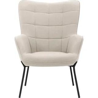 OTTO home Ohrensessel Luukas Polyester 73 x 99 x 80 cm Schwarz
