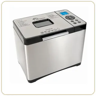 LITTLE BALANCE 8398 Easy Bread, Brotbackmaschine, Baguettes, Brötchen, 19 Programme, bis zu 1 kg, komplett aus Edelstahl