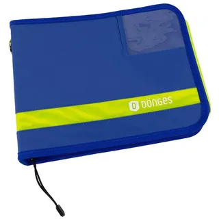 Dönges Fahrtenbuch A5 quer mit Schreibunterlage, blau/gelb