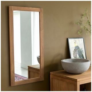 Tikamoon Spiegel »Badezimmerspiegel Wandspiegel Spiegel 100x50 Bad m« beige