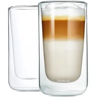 BLOMUS NERO Thermo-Latte Macchiato Glas 0,32 l 2 St.