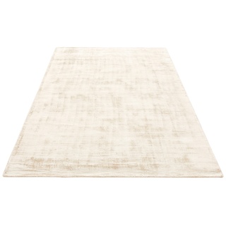 Teppich »Soley«, rechteckig, Seiden-Optik, einfarbig, weiche Viskose, Kurzflor-Teppich, 30091921-1 natur 12 mm