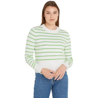 Tommy Hilfiger Damen 1985 Co Jrsy Stitch STP C-nk SWT Ww0ww38643 Pullover - L