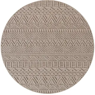 Ayyildiz HELIX 2202 Kurzflorteppich 200 x 200 cm Beige