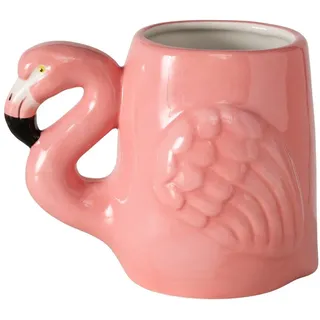 Jumbobecher FLAMINGO (BHT 10x12x15 cm) - BHT 10x12x15 cm