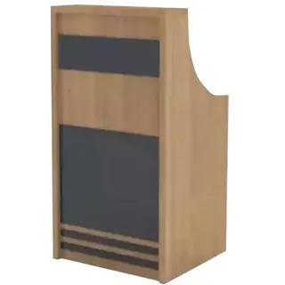 JVmoebel Stehpult Holz Stehpult Rednerpult mobil Stehtisch Arbeitszimmer Büromöbel Pult (1-St), Made in Europa braun|bunt