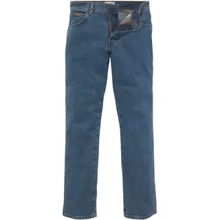 Gerade Jeans WRANGLER "Texas" Gr. 38, Länge 32, blau (vintage stone wash) Herren Jeans Regular Fit Bestseller