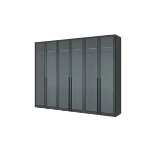 Dreamer eXpress Drehtürenschrank Dreamer 303,1 x 236 x 58 cm Schwarz
