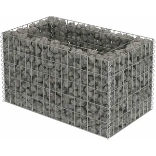 deluke Gabionen Hochbeet ROON 90 × 50 × 50 cm