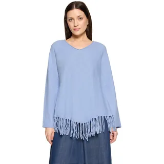 Cartoon Strickpullover Blau 38