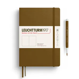 Leuchtturm1917 Notizbuch A5 liniert Braun
