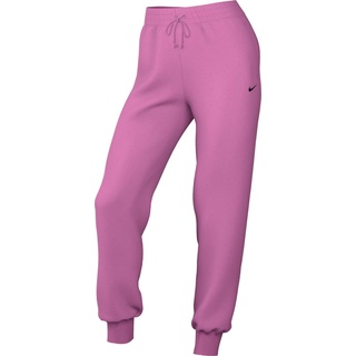 Nike Damen Hose W NSW Phnx FLC Mr Pant Std, Playful Pink/Black, FZ7626-675, XL