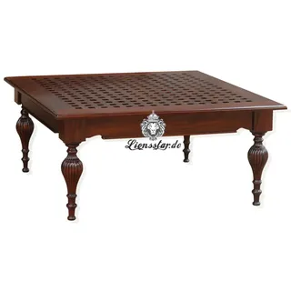 Couchtisch Teetisch Mahagoni Massivholz Luxus Massiv
