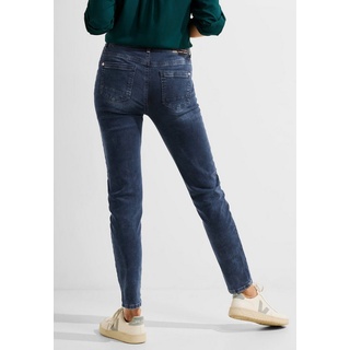 Cecil Slim-fit-Jeans 5-Pocket-Style blau 26