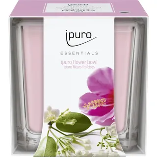 IPURO Duftkerze ipuro Duftkerze Essentials Flower Bowl 125 g rosa