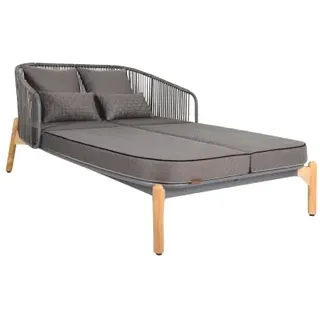 Zebra Pollux Daybed mit Polster 215x139cm Teak-Aluminium
